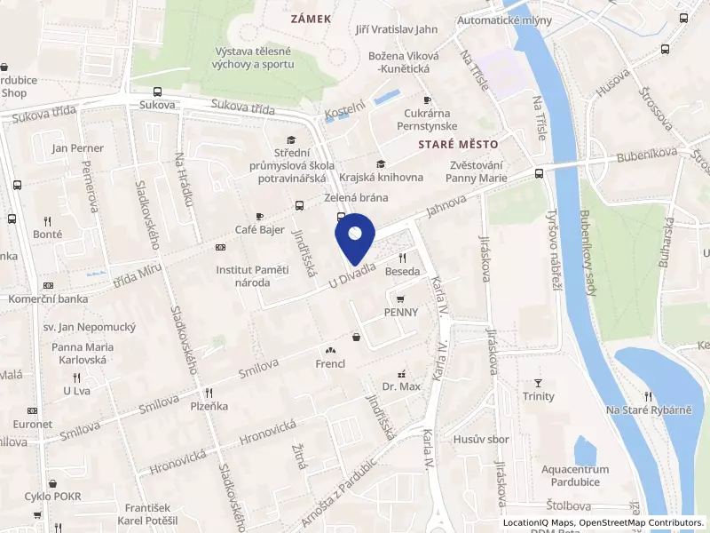 Východočeské divadlo Pardubice, Pardubice, U Divadla 50, 53002 Pardubice - Zelené Předměstí, IČO 00088358