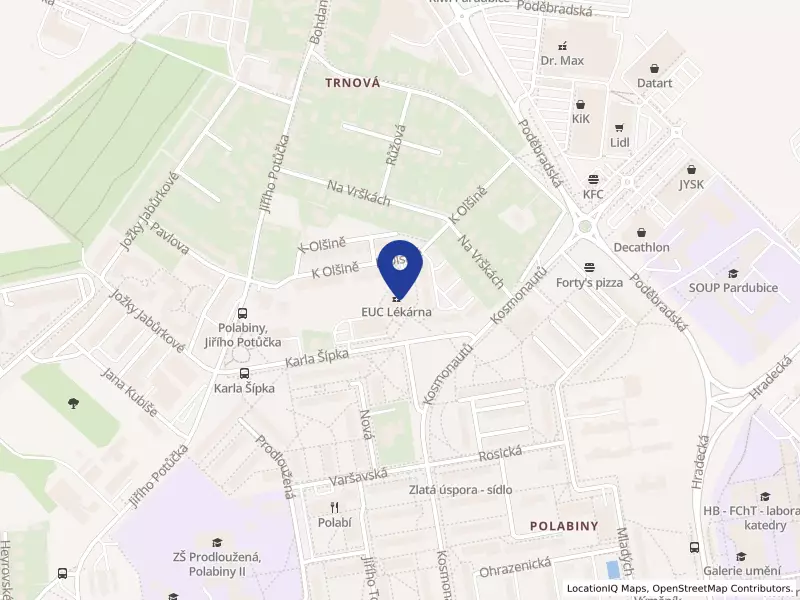 EUC Laboratoře Pardubice s.r.o., Karla Šípka 282, 53009 Pardubice - Trnová, IČO 19558465