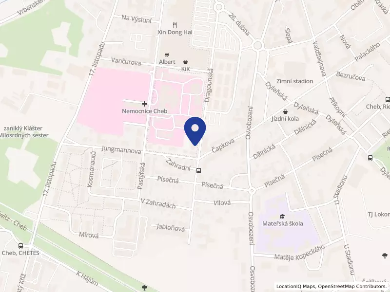 Správa zdravotních a sociálních služeb Cheb, příspěvková organizace, Dragounská 2272/12, 35002 Cheb - Cheb, IČO 70887985
