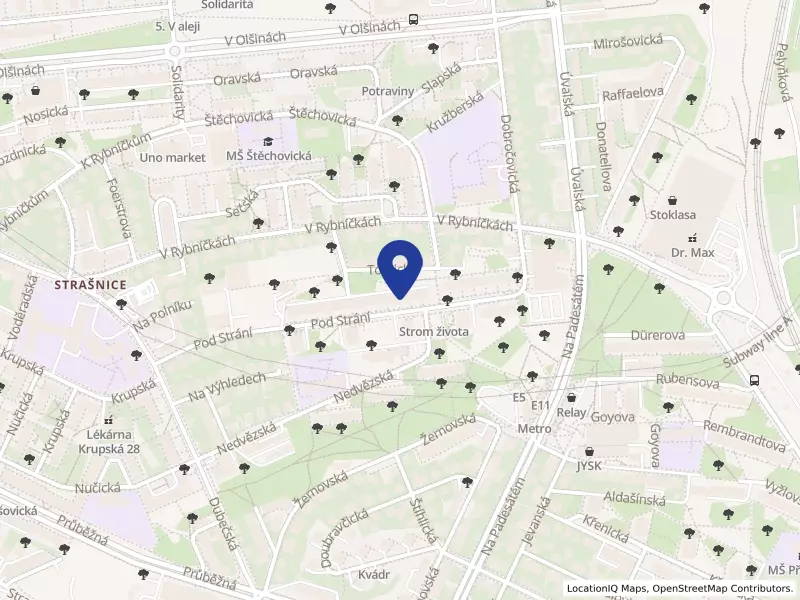 OLINSTAV, s.r.o., Pod strání 2164/27, 10000 Praha 10 - Strašnice, IČO 24209694