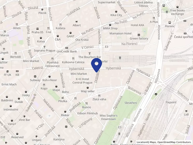 Správa železnic, státní organizace, Dlážděná 1003/7, 11000 Praha 1 - Nové Město, IČO 70994234