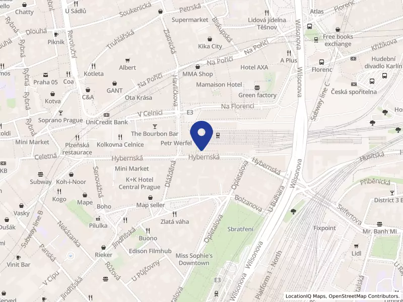 CITY-INN s.r.o., Hybernská 1014/13, 11000 Praha 1 - Nové Město, IČO 25608533