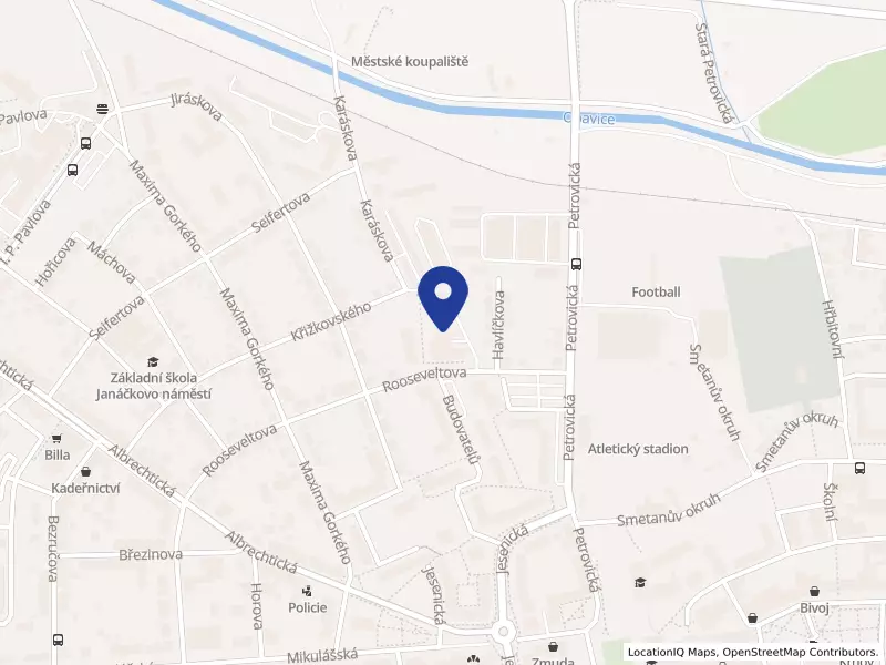 Domov pro seniory Krnov, Rooseveltova 2141/51, 79401 Krnov - Pod Bezručovým vrchem, IČO 00846325