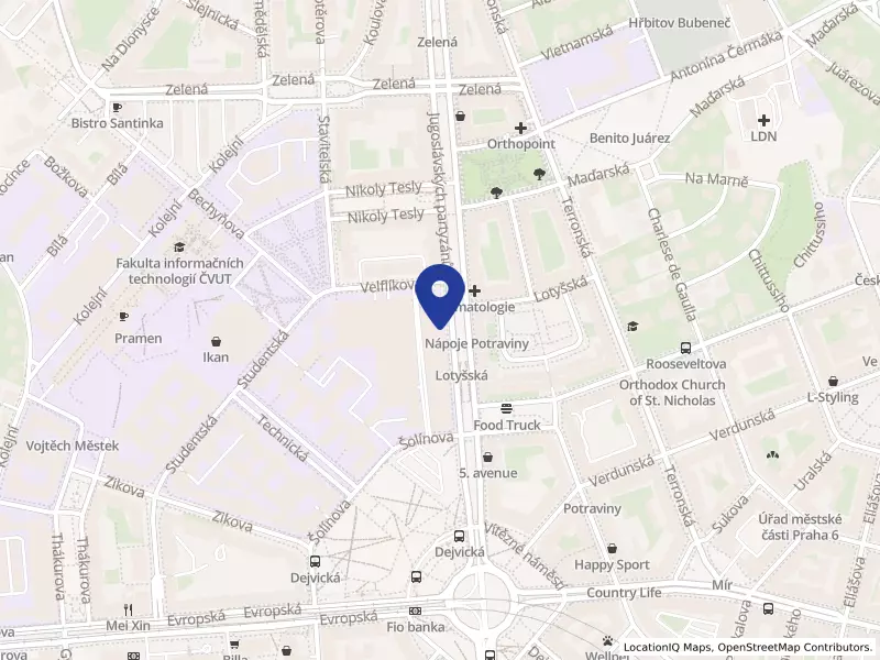 České vysoké učení technické v Praze, Praha, Jugoslávských partyzánů 1580/3, 16000 Praha 6 - Dejvice, IČO 68407700