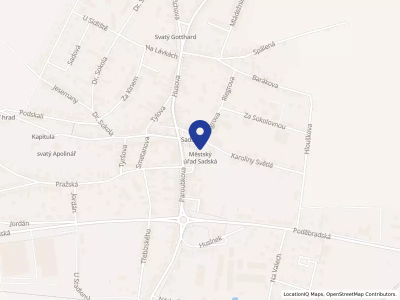 Město Sadská, Palackého nám. 1, 28912 Sadská - Sadská, IČO 00239721