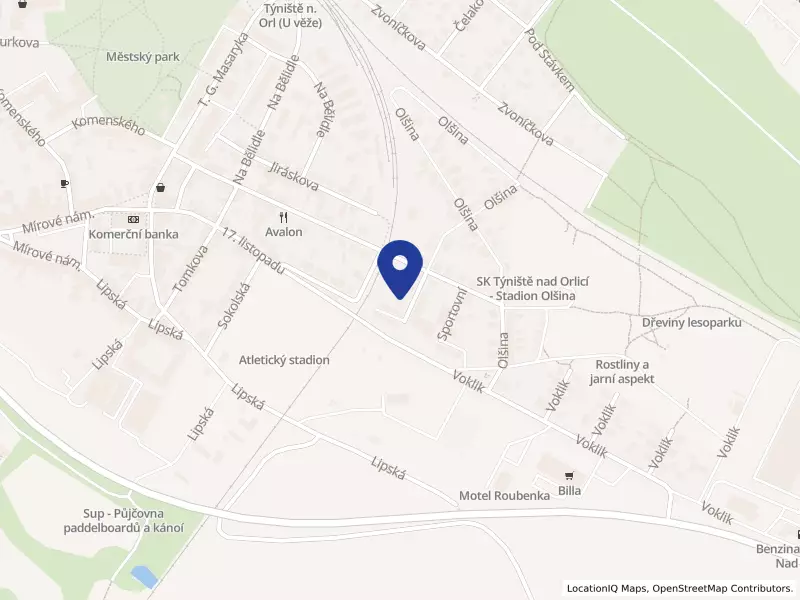 Motel Roubenka s.r.o., Sportovní 8, 51721 Týniště nad Orlicí - Týniště nad Orlicí, IČO 07223731