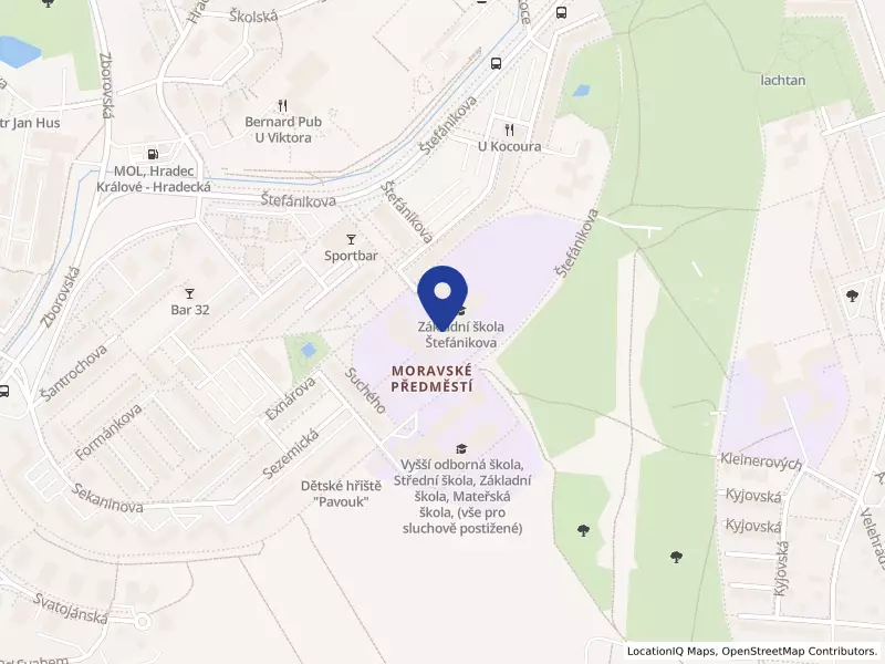 Základní škola, Hradec Králové, Štefánikova 566, Štefánikova 566/26, 50011 Hradec Králové - Moravské Předměstí, IČO 62694987