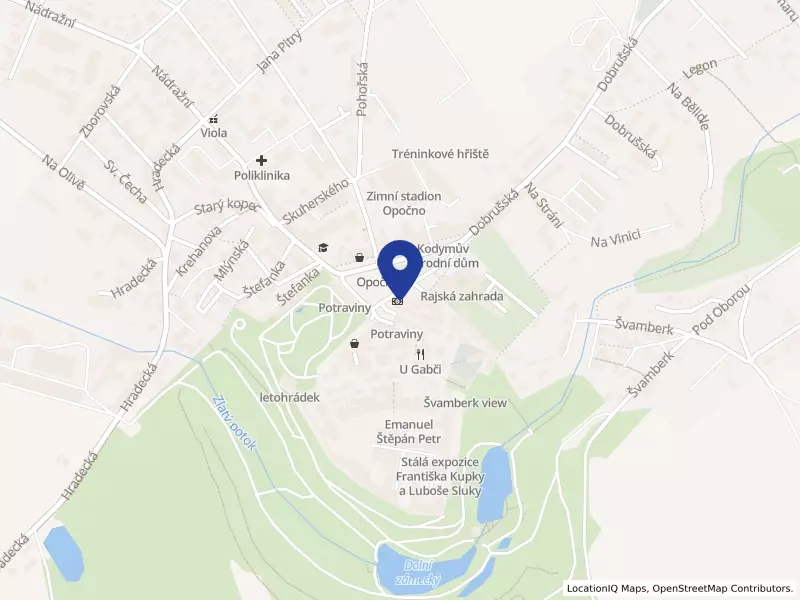 Město Opočno, Kupkovo nám. 247, 51773 Opočno - Opočno, IČO 00275191