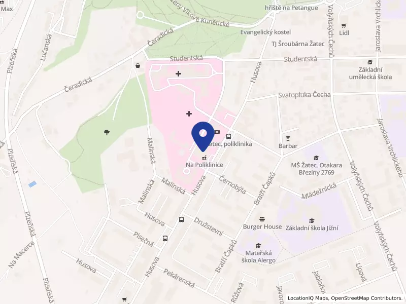 Nemocnice Žatec, z.ú., Žatec, Husova 2796, 43801 Žatec - Žatec, IČO 25026259