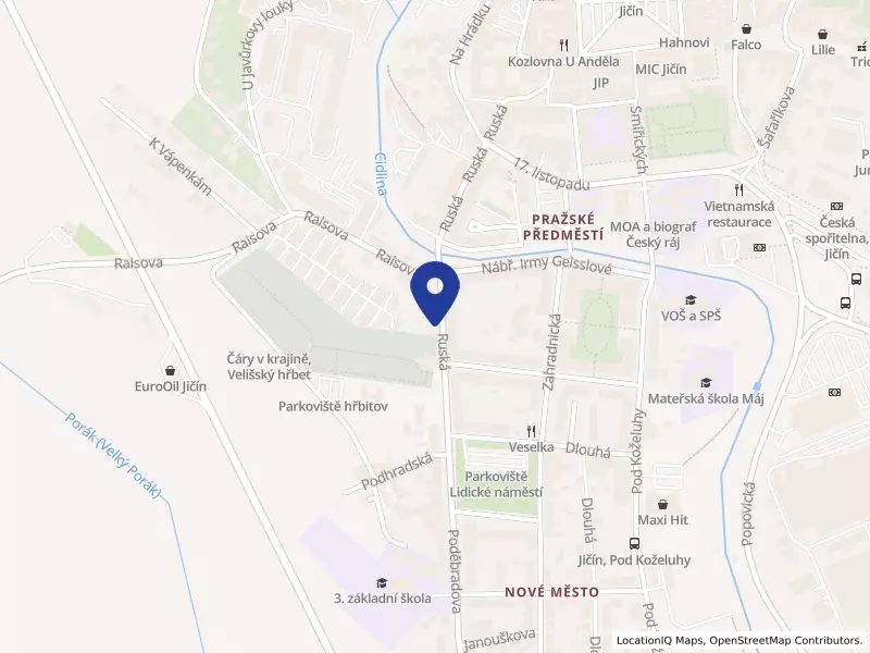 Kavárna Ondráček s.r.o., Ruská 160, 50601 Jičín - Nové Město, IČO 04972091