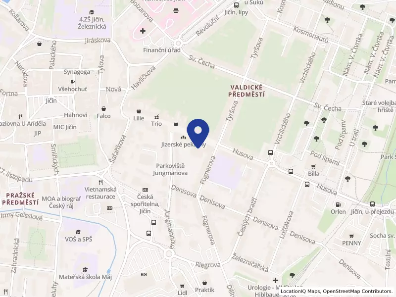 Kulturní zařízení města Jičína, Husova 206, 50601 Jičín - Valdické Předměstí, IČO 13584430