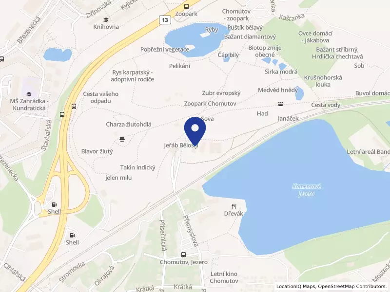 Zoopark Chomutov, p. o., Chomutov, Přemyslova 259, 43001 Chomutov - Chomutov, IČO 00379719