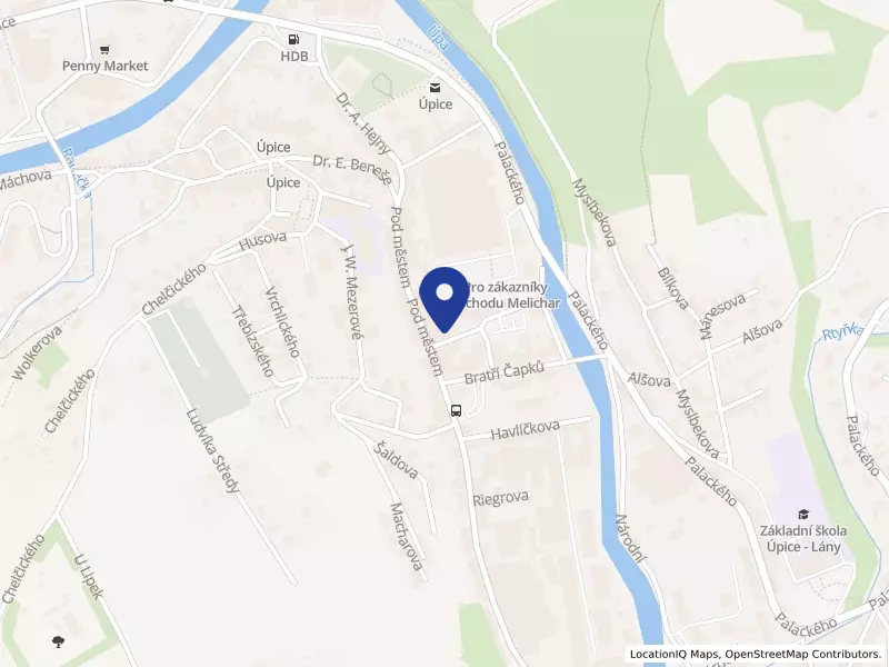 MĚSTO ÚPICE, Pod Městem 624, 54232 Úpice - Úpice, IČO 00278386
