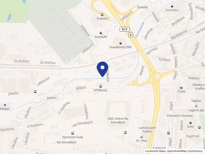 Vodohospodářské stavby, společnost s ručením omezeným, Křižíkova 2393, 41501 Teplice - Teplice, IČO 40233308