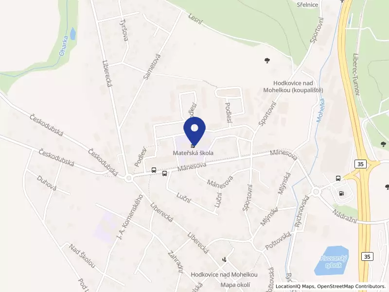 Mateřská škola, Hodkovice nad Mohelkou, Podlesí č. 560, okres Liberec,příspěvková organizace, Podlesí 560, 46342 Hodkovice nad Mohelkou - Hodkovice nad Mohelkou, IČO 72744324