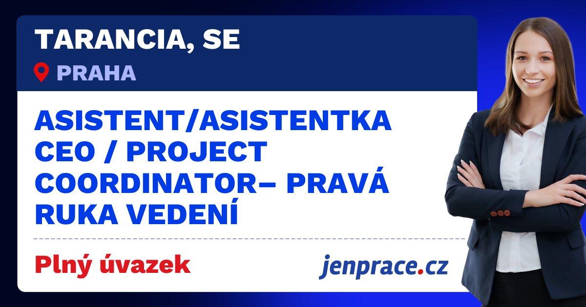 Asistent/Asistentka CEO (osobní) / Project Coordinator– pravá ruka ...